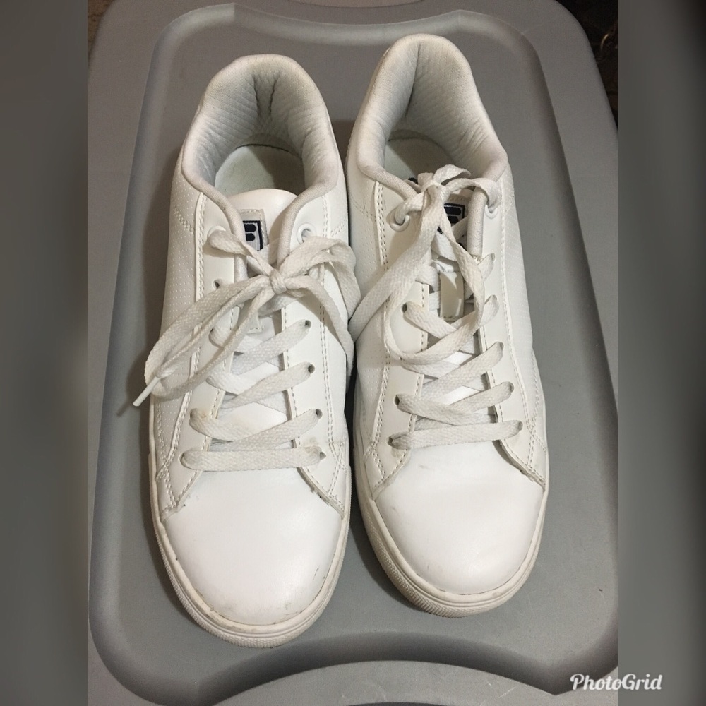 Fila white sneakers